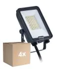 Multipack 4x Philips Proiettore LED Ledinaire BVP167 20W 2400lm 110D - 830-840-865 CCT | IP65 - Simmetrico