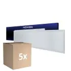 Multipack 5x Noxion Pannello A LED Delta Value V5 28W 3920lm - 830-840 CCT | 120x30cm - UGR