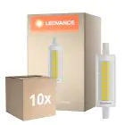 Multipack 10x Ledvance LED Slim Line R7s 78mm 9.5W 1055lm - 827 Bianco Molto Caldo | Dimmerabile - Sostitutiva 75W