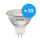 Multipack 10x Noxion Faretti LED GU5.3 MR16 4.4W 345lm 60D - 830 Luce Calda | Dimmerabile - Sostitutiva 35W